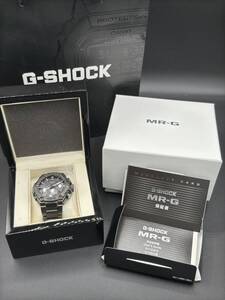 ☆美品☆　カシオ CASIO MRG-G1000B-1AJR G-SHOCK MR-G チタン ソーラー GPS衛星電波 メンズ