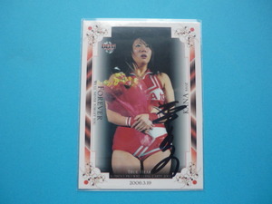 華名【直筆サインカード】BBM２００７☆TRUE HEART／限定９９枚 WWE ASUKA アスカ　AUTOGRAPHED CARD