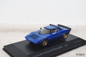 hpiレーシング ランチア ストラトス HF Stradale 1/43 ミニカー 青