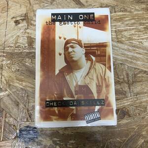 ア HIPHOP,R&B MAIN ONE- CHECK DA SKILLZ INST,シングル! TAPE 中古品