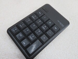 ★ELECOM TK-TDM017BK 2.4GHzワイヤレステンキーパッド エレコム PC用品 電池付き USED 13341★！！