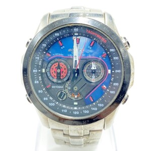 CASIO カシオ EDIFICE MULTIBAND6クロノグラフソーラー電波時計EQW-M1001 動作確認済み【DK1029】