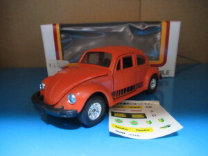 トミカダンディ DJ-011 日本製 1/43 フォルクスワーゲン1200LE 朱 VOLKSWAGEN トミー TOMICA DANDY VW