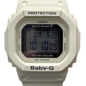 【稼働品】 CASIO カシオ Baby-G ベビーＧ BGD-5000 腕時計 アクセサリー 小物 デジタル クォーツ ラバー ホワイト