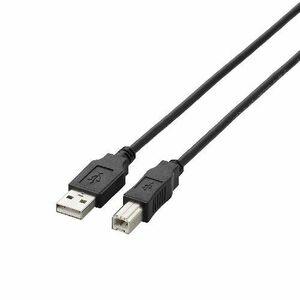 まとめ得 エレコム　USB2.0ケーブル 1m ブラック U2C-BN10BK x [2個] /l