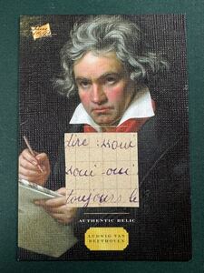 2023 Pieces of the Past Ludwig Van Beethoven ベートーヴェン レリックカード Handwritten Relic Card Eternal Cuts 