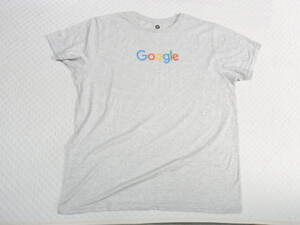 即決！　古着　Google　グーグル　ロゴマーク　グレー　Tシャツ　XLL　