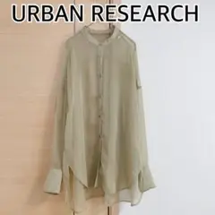 URBAN RESEARCH アーバンリサーチ 長袖ブラウス　カーキ