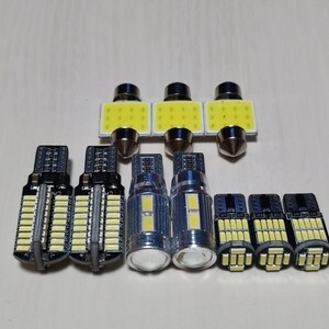 GP系 インプレッサ スポーツ 超爆光！T10 LED ルームランプ ナンバー灯 バックランプ 10点セット ホワイト スバル /72/10/24/t31