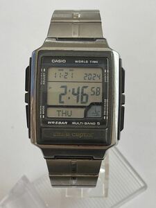 【No、17】カシオ CASIO ウェーブセプター wave ceptor WORLD TIME /WV-59J デジタル腕時計　 稼働品　現状渡し