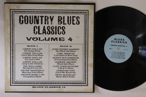 米LP Various Country Blues Classics Volume 4 BC14 BLUES CLASSICS /00260