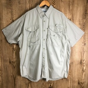 90s VINTAGE Columbia 半袖シャツ PFG フィッシングシャツ メンズ Lサイズ 90年代 コロンビア ヴィンテージ アウトドア 古着 e24052304