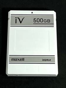 ★送料無料★動作品　iVDR-S カセットハードディスク　500GB　ホワイト　マクセル/maxell　アイヴィ　M-VDRS　Wooo対応　⑥