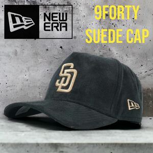 ◆日本未発売　正規品◆NEWERA 9FORTY San Diego Padres Suede Cap / レザーベルトキャップ海外限定　ダルビッシュ　タティスJr