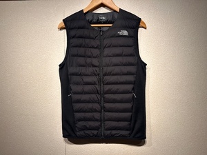 ♪送料無料★THE NORTH FACE★ダウン ベスト★Hybrid Red Run Down Vest★素材切り替え★レッドラン★2022AW★品番 : NY81677★黒★Ｍ♪