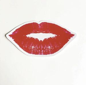 ◆送料無料◆新品　ステッカー　防水ステッカー　シール　くちびる　リップマーク　キス　kiss