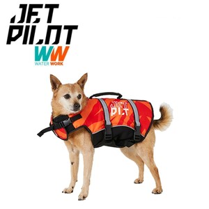 ジェットパイロット JETPILOT 2024 ドッグ ベスト DOG PFD JA23012-1 レッド M ライフジャケット 犬 ペット