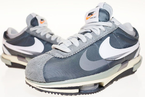 ナイキ NIKE × SACAI ZOOM CORTEZ SP IRON GREY 25.5cm DQ0581-001 サカイ ズーム コルテッツ アイアン グレー 【ブランド古着ベクトル】