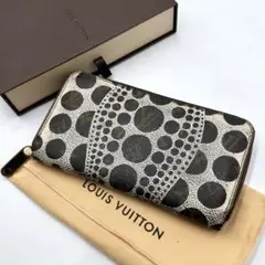 希少美品✨LOUIS VUITTON 長財布　草間彌生　パンプキンドット　総柄