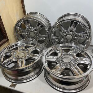 GB-5203 中古アルミホイール 4本セット 15×6J +6穴 H414 WEDS ADVENTURE KEELER 動作未確認　発送は2個口になります