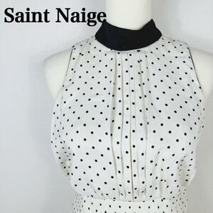 Sainte Naige サントネージュ ワンピース ドット柄 ホルターネック