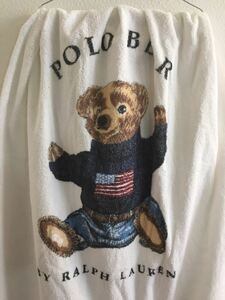 値下げしました！　ポロベア　POLO BEAR　大判バスタオル　ブランケット　タオル　USA製