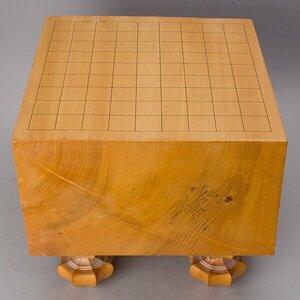 【千g770】将棋盤 本榧 柾 天板 厚さ 約190mm 約15.2kg　　榧 本かや