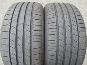 中古タイヤ☆235/50-17 235/50R17 ダンロップ ルマンV+ 2023年製 9分山 4本セット 程度良好☆