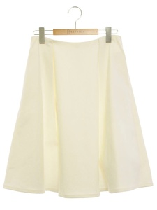 FOXEY NEW YORK フォクシー スカート 40 Skirt White Tulip ホワイト フレア IT46F1R67PI1