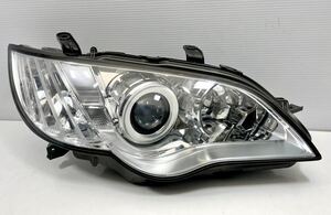 送料無料 スバル LEGACY BL5 BL9 BP5 後期 レガシィ 純正 HID ヘッドライト 右 KOITO 100-20952 打刻 4H (L96)