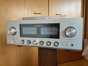 ラックスマン　LUXMAN プリメインアンプ L-507uX [ブラスターホワイト](中古美品。使用頻度少ない)　元箱・発泡スチロール梱包