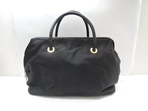 CELINE セリーヌ ボストンバッグ ブラック ナイロン 中古 ランクAB BRB・バッグ・財布