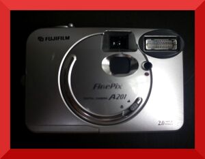 富士フィルム FUJIFILM FINEPIX A201 2.0メガピクセル コンパクトデジタルカメラ y117 ジャンク