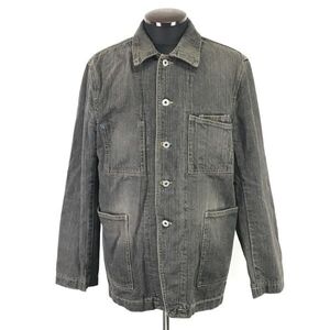 POINT LOMA VINTAGE★カバーオール/デニムジャケット/コート【メンズL/グレー/gray】Gジャン/Jacket/Jumper◆BH715