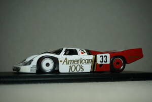 1/43 タバコデカール加工 ルマン spark Porsche 956 #33 john fitzpatrick racing 1985 Le Mans 24h 4th American100