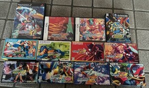 任天堂DS ゲームキューブ ゲームボーイアドバンス PS2 ロックマン ソフト 12本 まとめ 箱付 希少 中古 現状品 付属品画像の通り 希少 レア