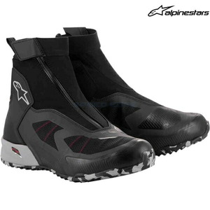 在庫あり alpinestars アルパインスターズ シューズ CR-8 GORE-TEX SHOE カラー:BLACK MID GRAY BRIGHT RED(1222) サイズ:8/25.5cm