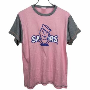 SAILORS セーラーズ　レディース　ピンク　プリント　半袖　Tシャツ　トップス　