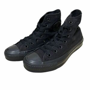 AK961 CONVERSE コンバースオールスター チャックテイラー レディース ハイカットスニーカー US3.5 22.5cm ブラック キャンバス