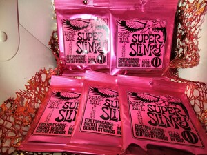 送料無料！ERNIE BALL ( アーニー・ボール ) エレキギター弦/Super Slinky /#2223/5セット