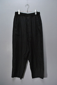 Graphpaper Viscose Twill Baker Pant グラフペーパー/ベイカーパンツ/ブラック/F