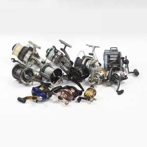 【ジャンク】リールまとめ SHIMANO シマノ DAIWA ダイワ RYOBI リョービ Penn 釣具 手巻 リール 12点セット #18928