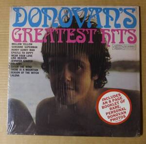 DONOVAN「GREATEST HITS」米ORIG[初回黄EPIC]ステッカー有シュリンク美品