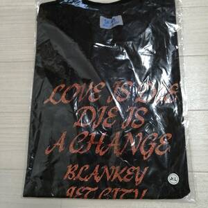 BLANKEY JET CITY A⑨ Tシャツ 黒 Jr.L LOVE IS DIE DIE IS A CHANGE 新品 グッズ ブランキージェットシティ 浅井健一