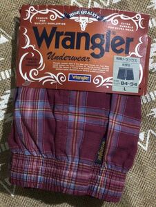 新品★Wrangler ラングラー カウボーイ&ウェスタン系 トランクス パンツ Lサイズ★布地 インナー　チェック