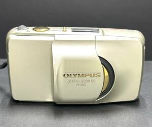 OLYMPUS　[mju:]　μ　ZOOM　105　DELUXE　オリンパス　ミュー　ズームデラックス　5814652　稼働品美品　ＣＲ123Ａリチウム電池3Ｖ＃1285