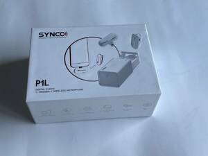 Z014 美品【確認済】SYNCO P1L LM1894 ワイヤレスピンマイク 白色 充電ケース付き iphone ipad マイク撮影用 Youtube TikTok vlog