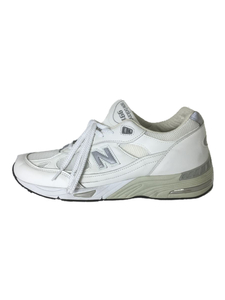 NEW BALANCE◆ローカットスニーカー/28.5cm/WHT/レザー// MADE IN ENGLAND M991WHI 991 MiUK White Silver