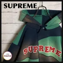 【入手困難‼︎】SUPREME☆パッチワーク ビッグロゴ パーカー A474