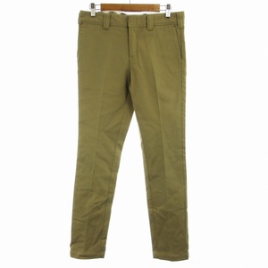 ディッキーズ Dickies TCストレッチスキニーワークパンツ チノパン センタープレス 30 M ベージュ 131M40WD08 /RO メンズ